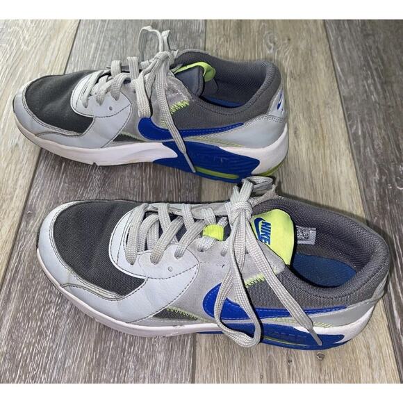 Nike Air Max Excee CD6894-013 Youth US Size 4Y Grey Blue Running Sneaker Shoes - Picture 6 of 10